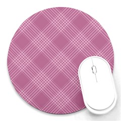 Zigzag Pattern Round Mousepads by Valentinaart