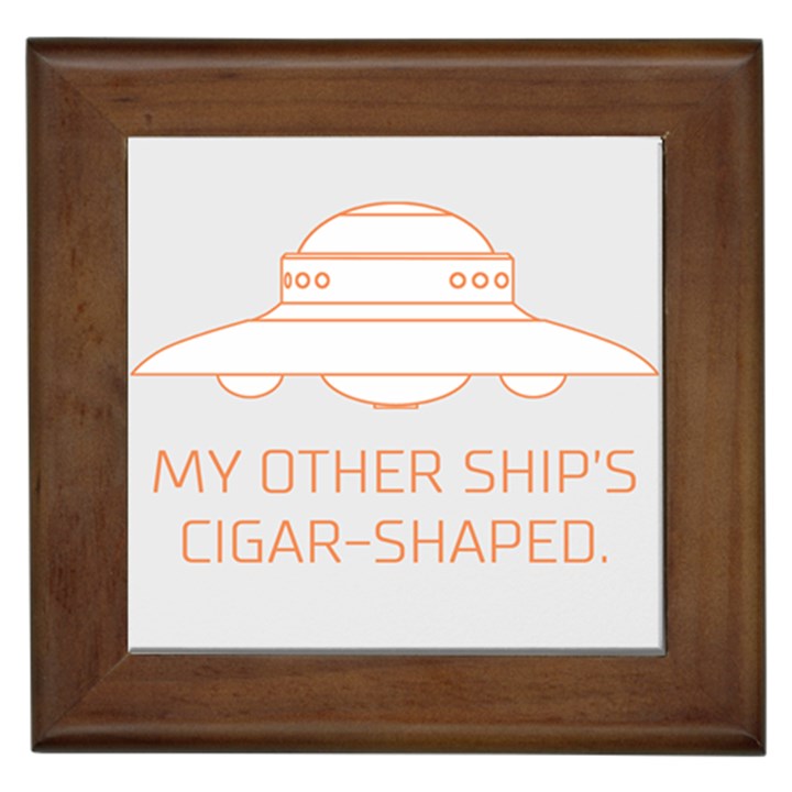 My Other Ship s Cigar-Shaped Framed Tiles