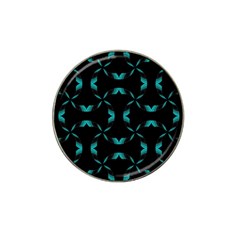 Background Black Blue Polkadot Hat Clip Ball Marker by Mariart