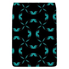 Background Black Blue Polkadot Flap Covers (s)  by Mariart