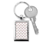 Baseball Bat Scrapbook Sport Key Chains (Rectangle)  Front