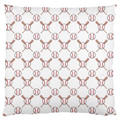 Baseball Bat Scrapbook Sport Large Cushion Case (one Side) by Mariart