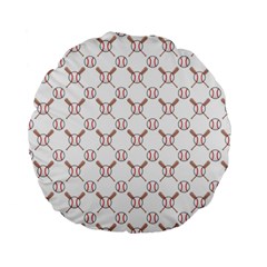 Baseball Bat Scrapbook Sport Standard 15  Premium Flano Round Cushions by Mariart