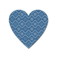 Pattern Heart Magnet by Valentinaart