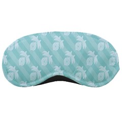 Christmas Day Ribbon Blue Sleeping Masks by Mariart