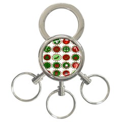 Christmas 3-ring Key Chains by Mariart