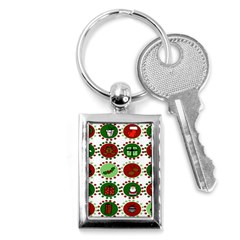 Christmas Key Chains (rectangle)  by Mariart