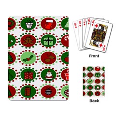 Christmas Playing Card by Mariart