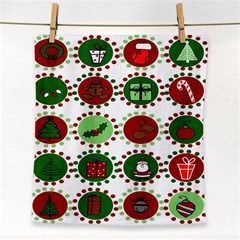 Christmas Face Towel by Mariart