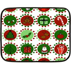 Christmas Fleece Blanket (mini) by Mariart