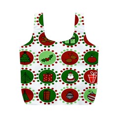 Christmas Full Print Recycle Bags (m) 