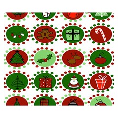 Christmas Double Sided Flano Blanket (small)  by Mariart