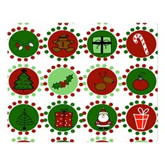 Christmas Double Sided Flano Blanket (large)  by Mariart