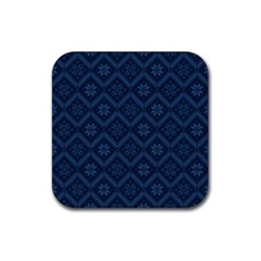 Pattern Rubber Coaster (square)  by Valentinaart