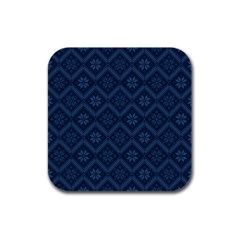 Pattern Rubber Square Coaster (4 Pack)  by Valentinaart