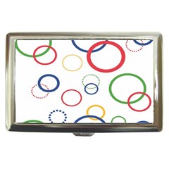 Circle Round Green Blue Red Pink Yellow Cigarette Money Cases by Mariart