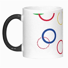 Circle Round Green Blue Red Pink Yellow Morph Mugs by Mariart