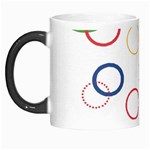 Circle Round Green Blue Red Pink Yellow Morph Mugs Left