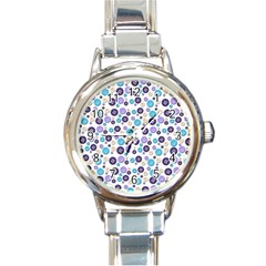 Buttons Chlotes Round Italian Charm Watch