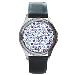 Buttons Chlotes Round Metal Watch by Mariart