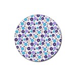 Buttons Chlotes Rubber Coaster (Round)  Front