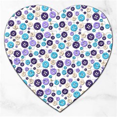 Buttons Chlotes Jigsaw Puzzle (Heart)