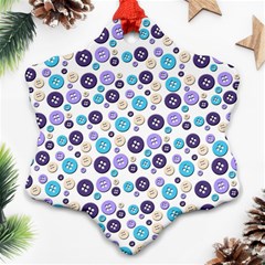 Buttons Chlotes Ornament (Snowflake)