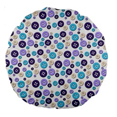 Buttons Chlotes Large 18  Premium Round Cushions