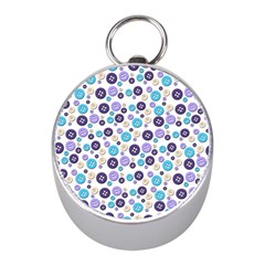 Buttons Chlotes Mini Silver Compasses