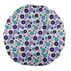 Buttons Chlotes Large 18  Premium Flano Round Cushions