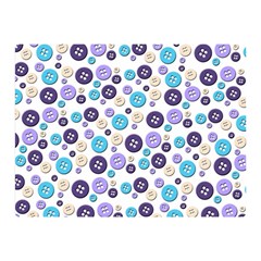 Buttons Chlotes Double Sided Flano Blanket (Mini) 