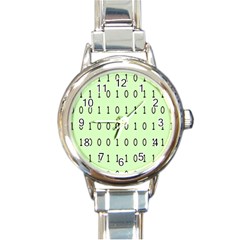 Code Number One Zero Round Italian Charm Watch by Mariart