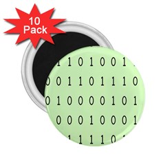 Code Number One Zero 2 25  Magnets (10 Pack) 