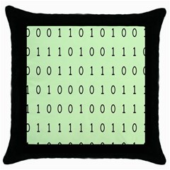 Code Number One Zero Throw Pillow Case (black) by Mariart