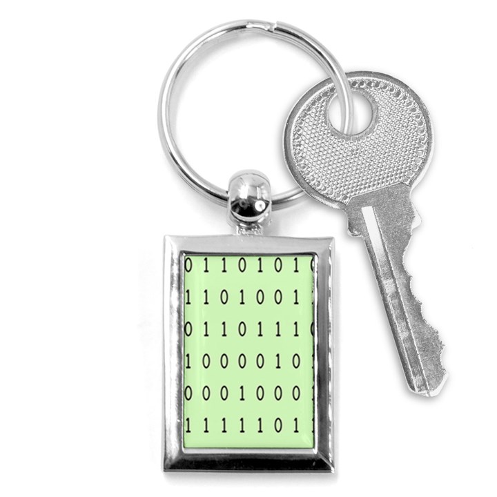 Code Number One Zero Key Chains (Rectangle) 