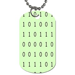 Code Number One Zero Dog Tag (one Side) by Mariart