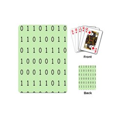 Code Number One Zero Playing Cards (mini)  by Mariart