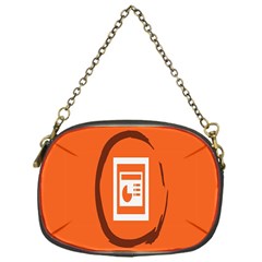 Circles Orange Chain Purses (one Side)  by Mariart