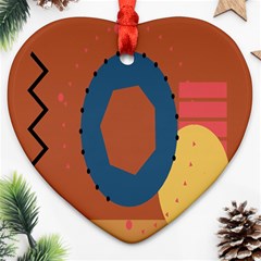 Digital Music Is Described Sound Waves Ornament (Heart)