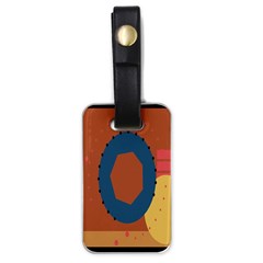 Digital Music Is Described Sound Waves Luggage Tags (One Side) 