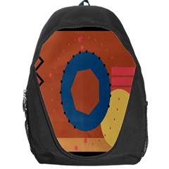 Digital Music Is Described Sound Waves Backpack Bag