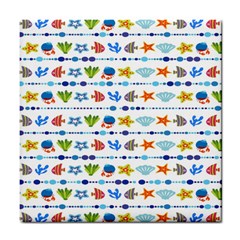 Coral Reef Fish Coral Star Tile Coasters by Mariart