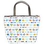 Coral Reef Fish Coral Star Bucket Bags Back