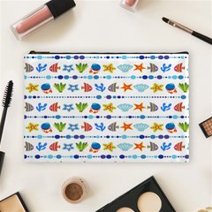 Coral Reef Fish Coral Star Cosmetic Bag (large)  by Mariart