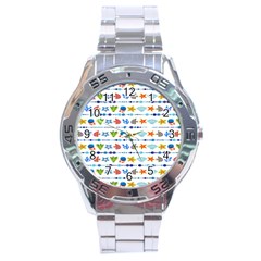 Coral Reef Fish Coral Star Stainless Steel Analogue Watch by Mariart