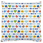 Coral Reef Fish Coral Star Large Cushion Case (One Side) Front