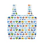 Coral Reef Fish Coral Star Full Print Recycle Bags (M)  Front