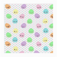 Egg Easter Smile Face Cute Babby Kids Dot Polka Rainbow Medium Glasses Cloth by Mariart