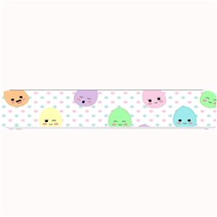 Egg Easter Smile Face Cute Babby Kids Dot Polka Rainbow Small Bar Mats by Mariart