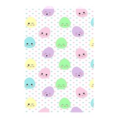 Egg Easter Smile Face Cute Babby Kids Dot Polka Rainbow Shower Curtain 48  X 72  (small)  by Mariart